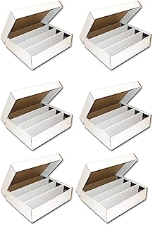 BCW 3200-Count Monster Storage Box for Standard 20pt Trading Cards, 200 lb. Test Strength 6 pk