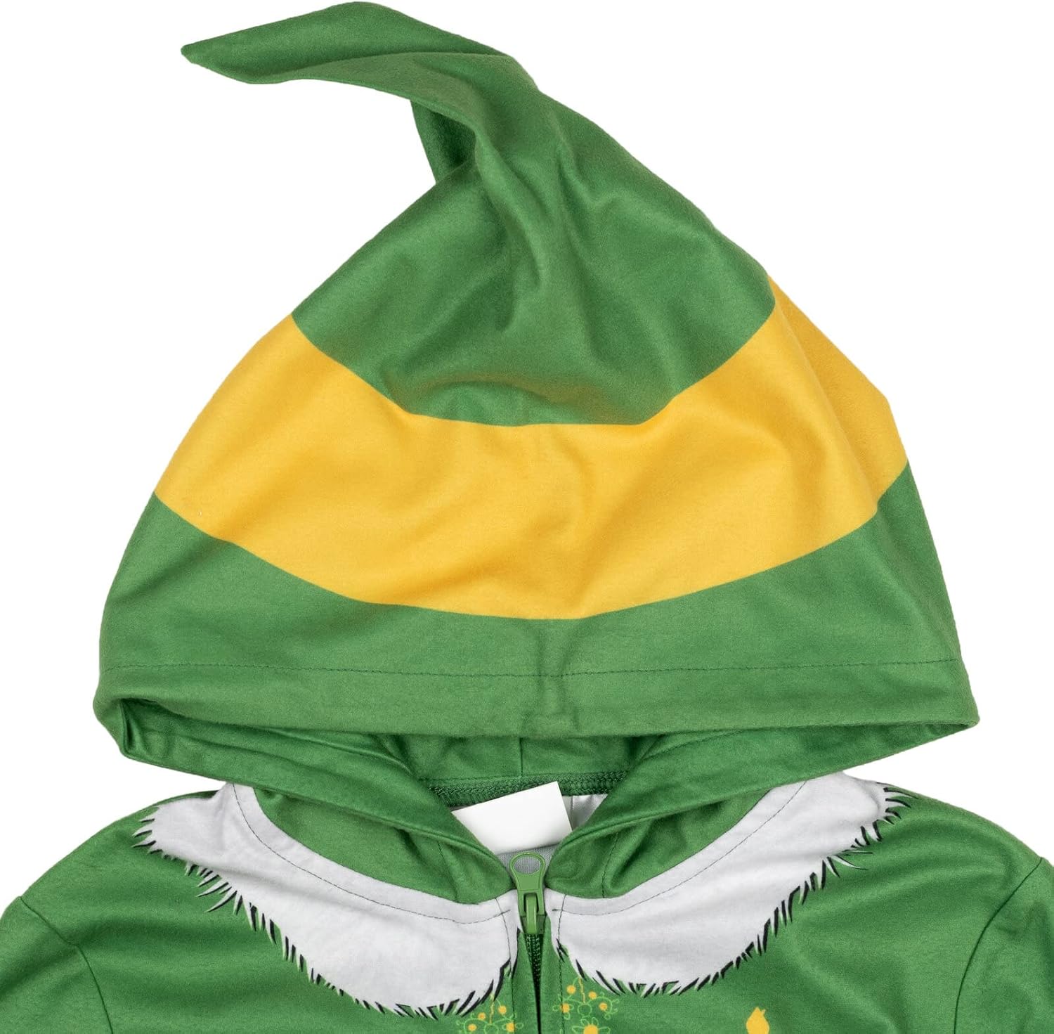 Elf Holiday Christmas Fleece Zip Up Cosplay Pajama Coverall Little Kid to Big Kid