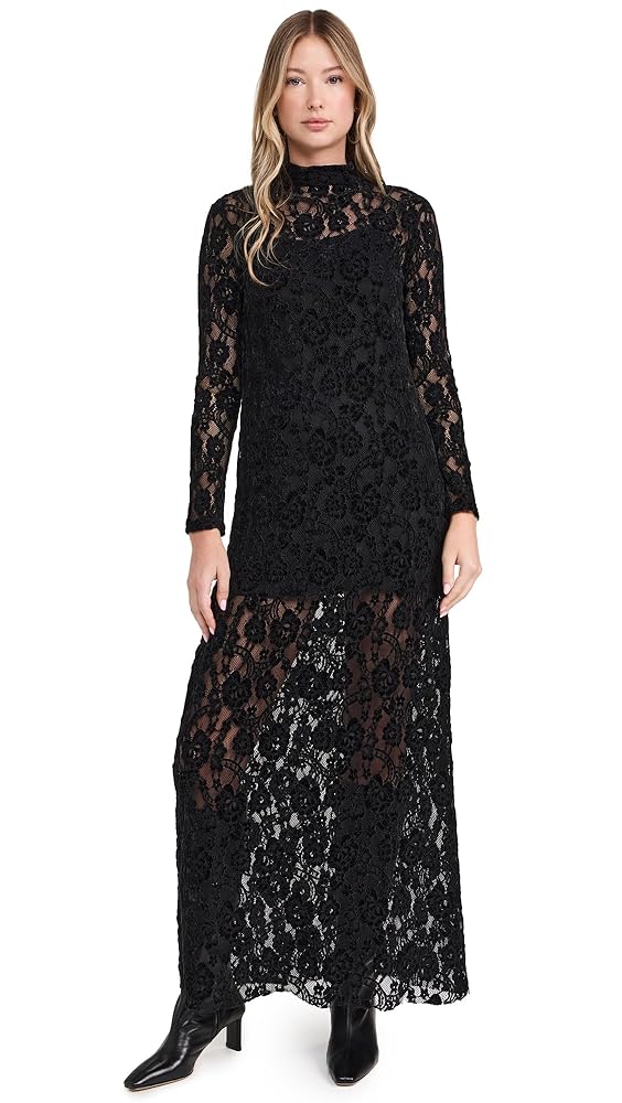 Amazon.com: ALOHAS Women's Tiban Lace Dress, Black, XS