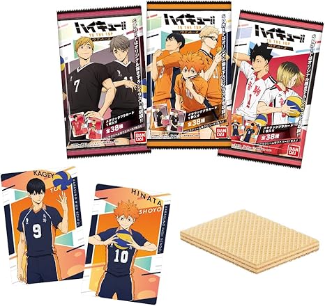 Amazon ハイキュー ウエハース 個入 食玩 ウエハース 焼菓子 1枚 ハイキュー アニメ 通販