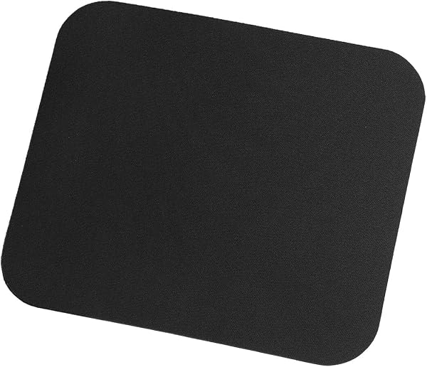 LogiLink ID0096 - Mauspad 220 x 250 x 3 mm f?r alle Maustypen (Kugel, Optisch, Laser) mit stark haftender Unterseite f?r optimalen Halt, Farbe: Schwarz - 1