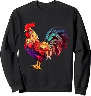 Funny Chicken Men Women Rooster Chicken Lovers Sweatshirt