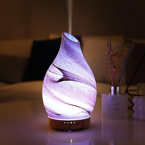 Miniatura 7 de INRORNAS - Difusor de aceite esencial de 5.4 fl oz, humidificador ultrasónico de aroma de niebla fría, difusor de aromaterapia para aceites