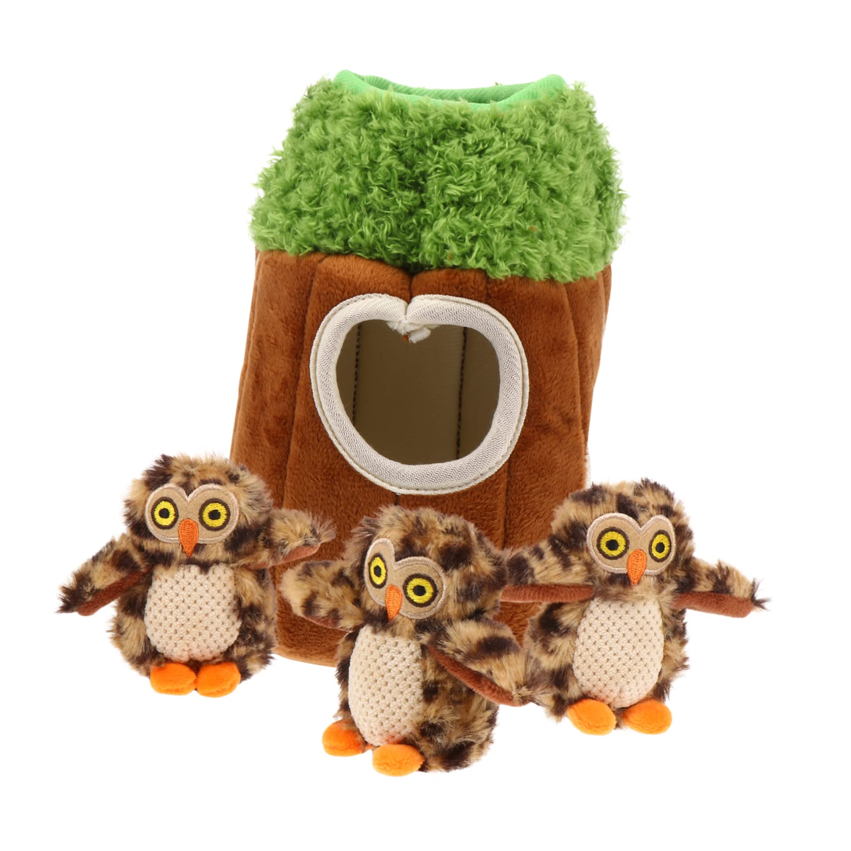 Kisangel 4pièces Set De Jouets Cachés Peluche Squeaky pour Chien Jouet Interactif De Recherche Molar Et Anti-déstructeur pour Chiots Et Chiens Actifs