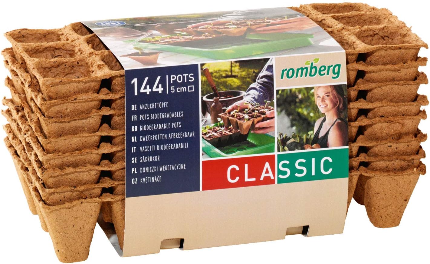 Relaxdays Anzuchttöpfe 24er Set – Biologisch Abb Produktbild-Vorschau 8