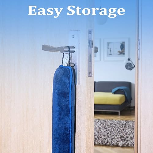 Miniatura 6 de My OLi Tope de Corrientes de Aire Decorativo para Debajo de la Puerta Tope de Viento de 36 pulgadas para Puerta y Ventana Bloqueador de Ruido