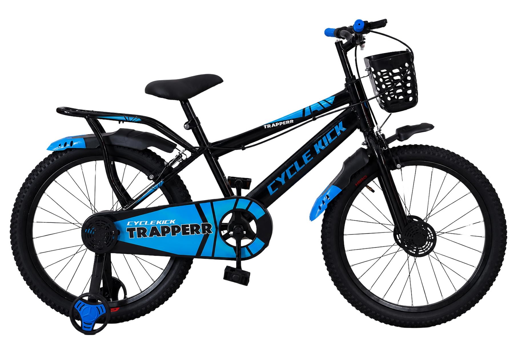 Trapperr 20T 20 inch Kids Cycle with Side Wheels | Ideal for 6 to 9 Years Boys & Girls Kids Bike | 12.5 Inches Frame-image-22