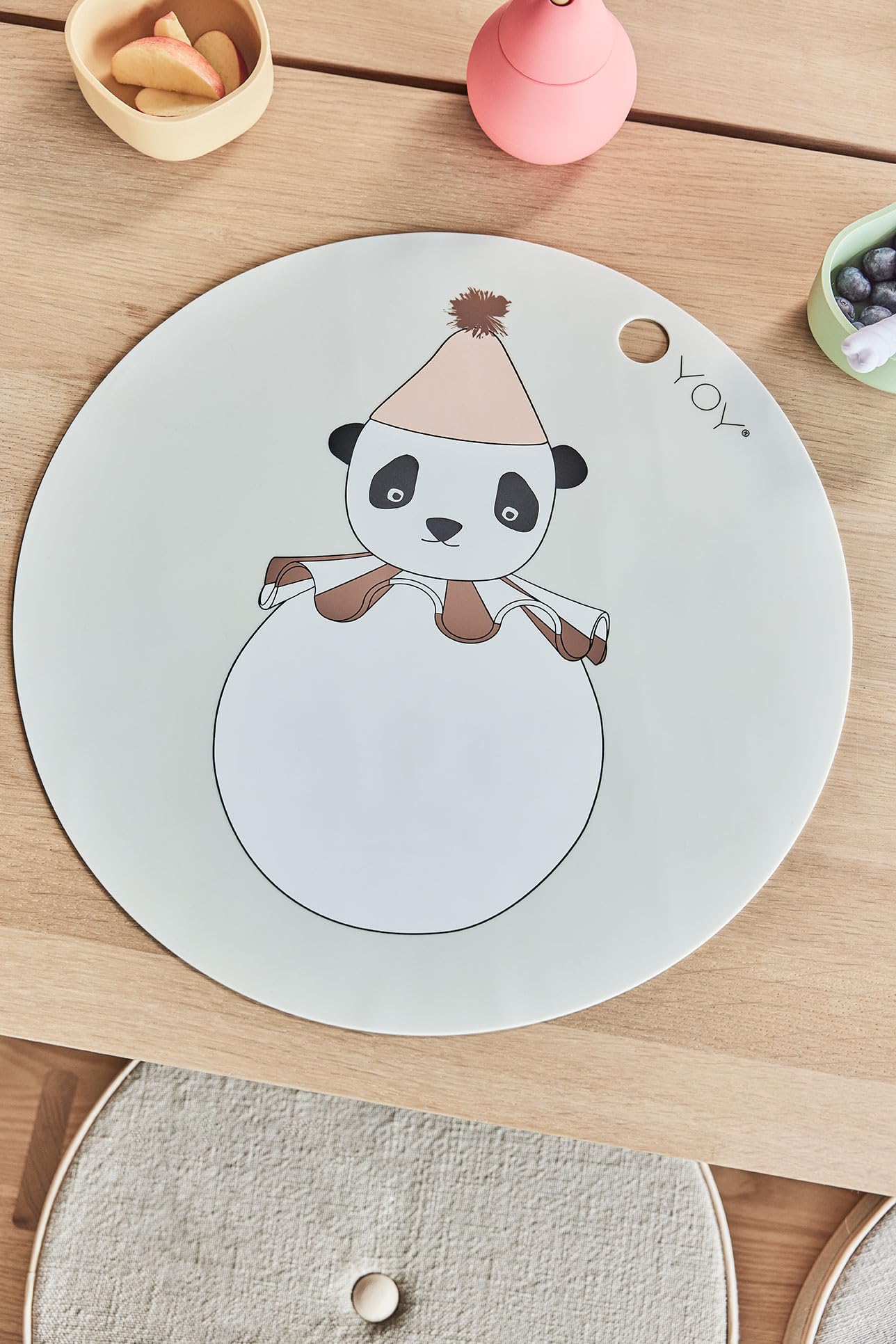 OYOY M107495 set de table Rond Beige, Noir, Marron, Blanc 1 pièce(s)