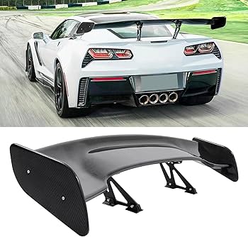 GTウイング リアウイングスポイラー　144センチ　カーボン調 リア スポイラー GTウィング 汎用 カーボン調 ABS製 ウェット