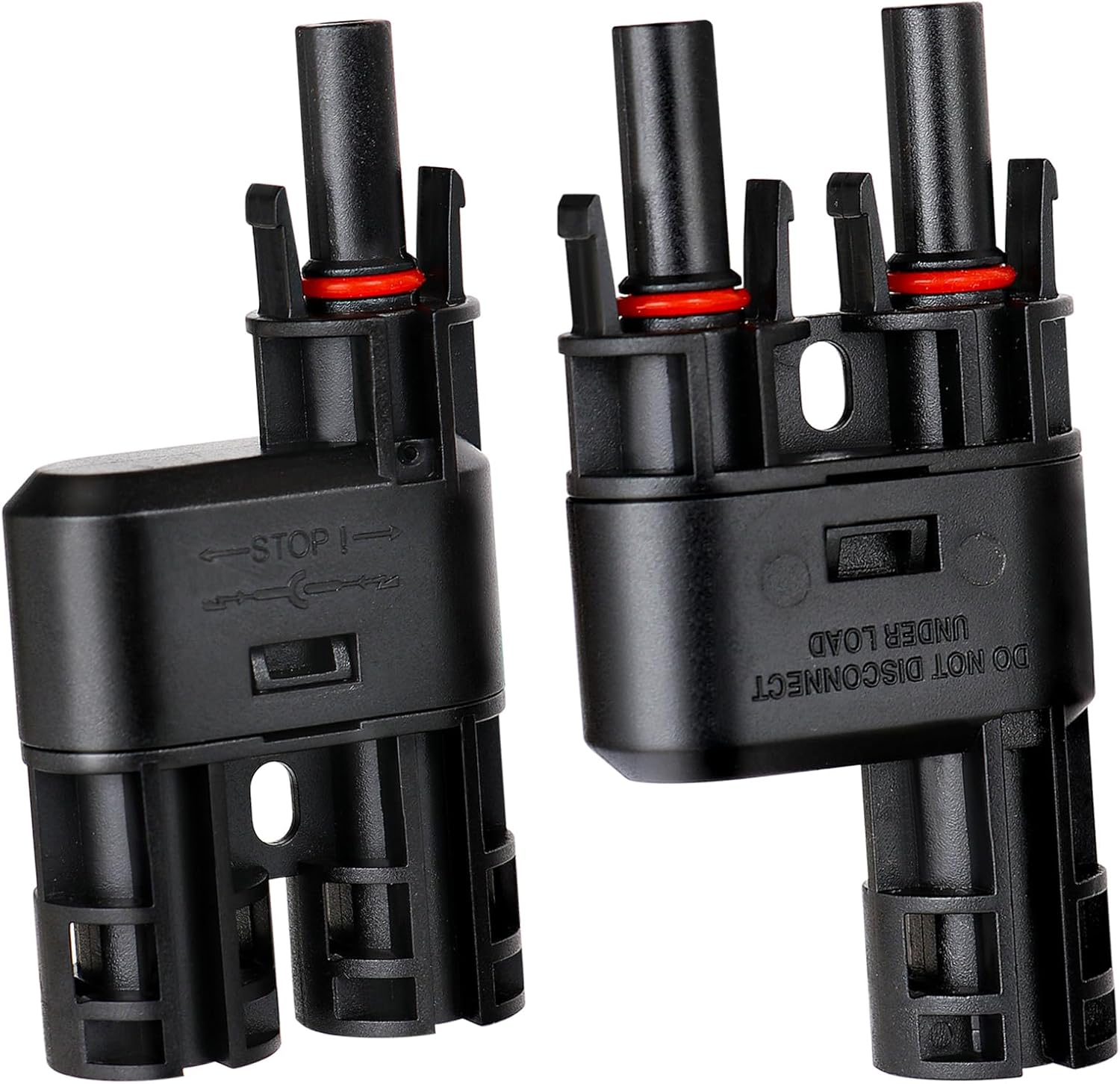 LINXIU Solar Branch Connector Waterproof 2 to1 Branch Connectors Solid Copper Terminal for Parallel Connection Between Solar Panels 1 Pairs