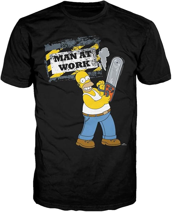 The Simpsons Homer Graphic Man Work 