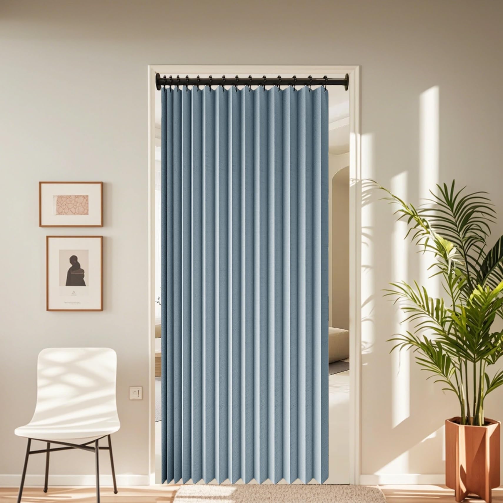 Rideau de porte pliant pour cuisine et chambre, la solution idéale pour isoler votre maison