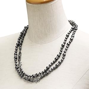 CHANEL ブラックパール ロングネックレス Amazon | [シャネル] CHANEL ロングネックレス 2連 ブラックパール