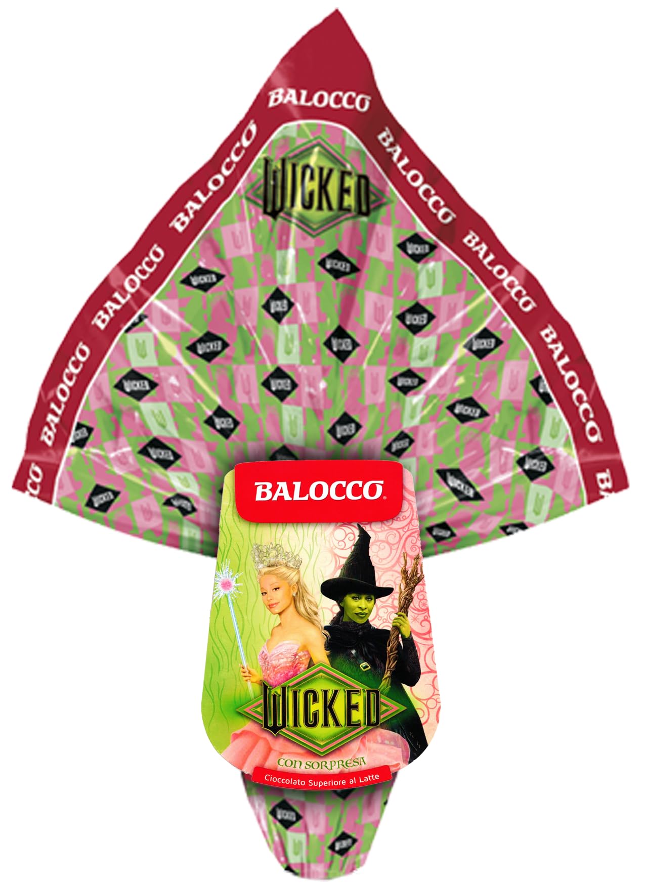 Balocco Uovo di Pasqua Wicked, al Finissimo Cioccolato a Latte con Sorpresa 320g