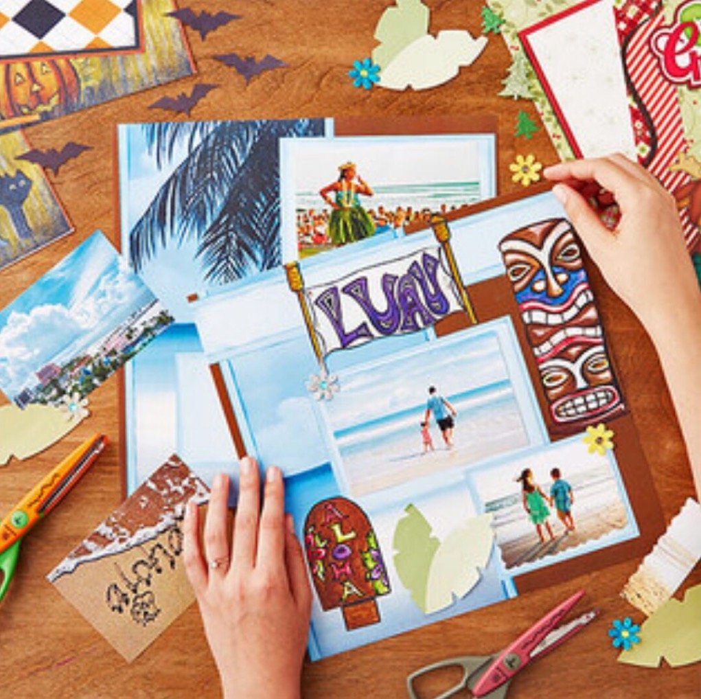 A Girl Thing zestaw do scrapbookingu - 5 układów podwójnych stron