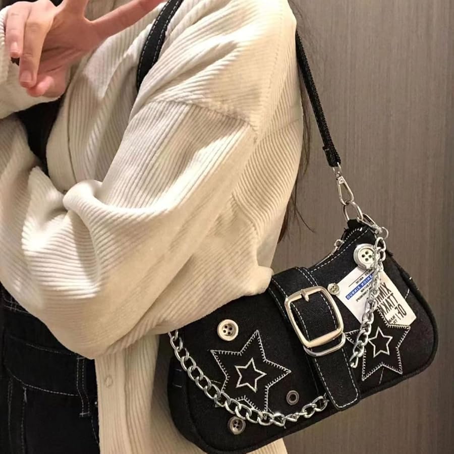 バッグ Vintage hand bag sullen ours y2k tech Artic Plush Y2K Top Handle Crossbody Bag | LIKE DREAMS