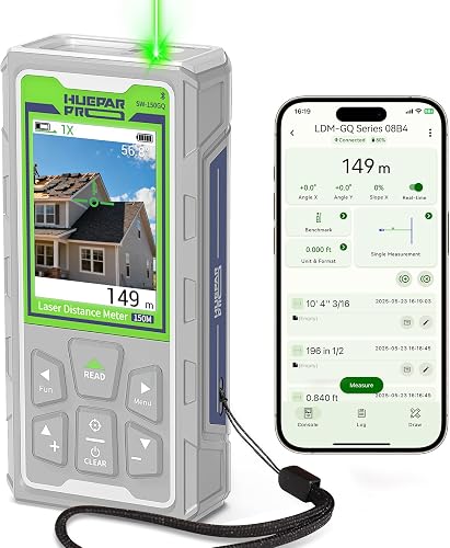 Pro Télémètre Laser d'Extérieur avec Caméra Numérique Blu Huepar