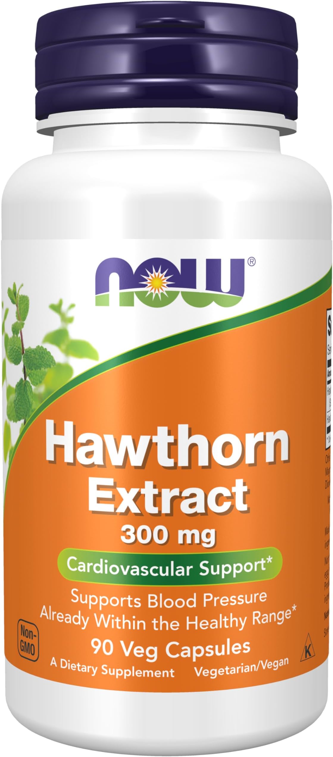 NOW Foods Supplements, Hawthorn Extract 300 mg, Cardiovascular Support*, 90 Veg Capsules