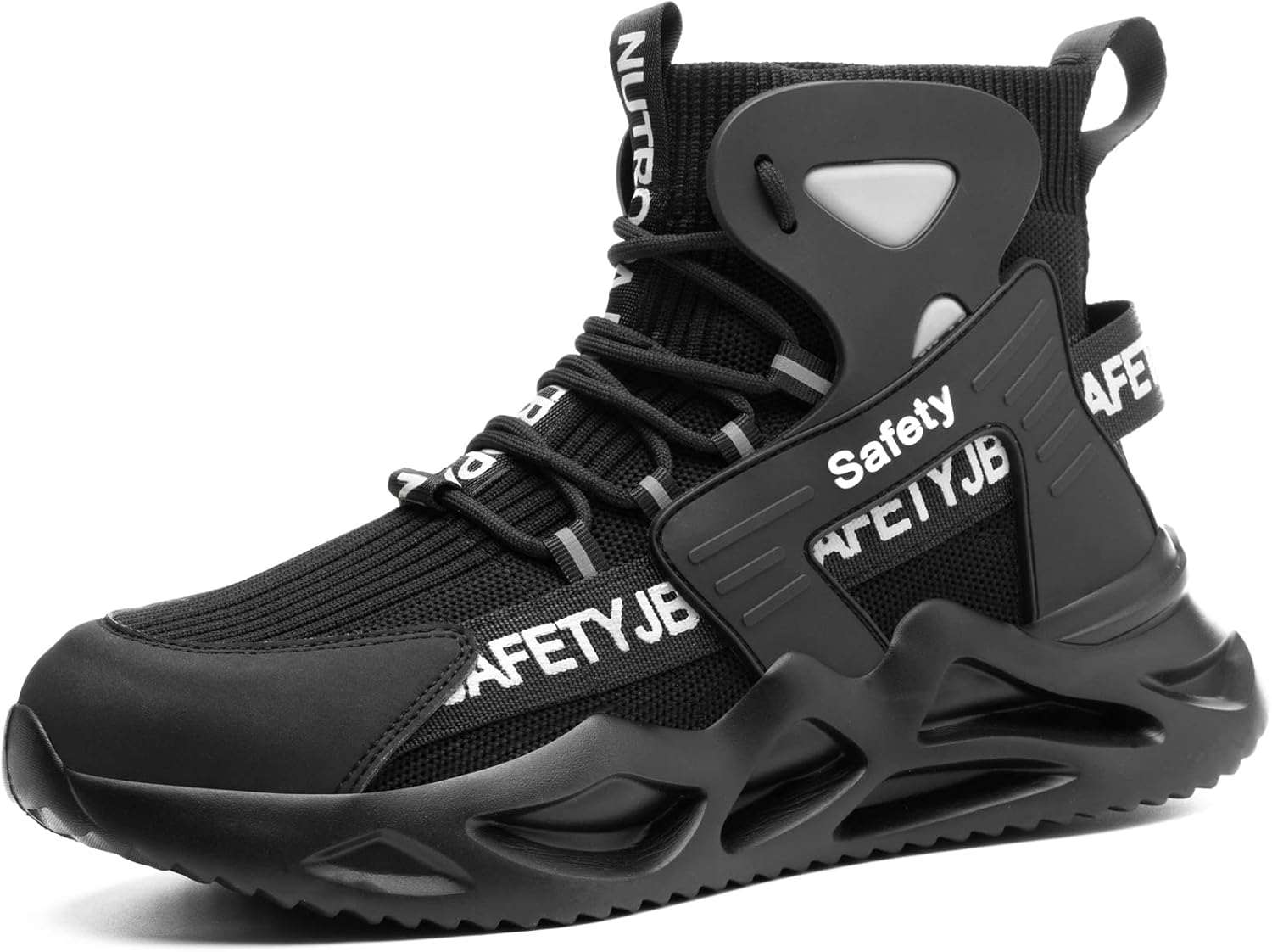 Nutropa Steel Toe Shoes for Men Women Work Safety Footwear Lightweight Breathable Comfortable Industrial Construction Sneakers