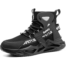 Steel Toe Shoes for Men Women Work Safety Footwear Lightweight Breathable Comfortable Industrial Construction Sneakers