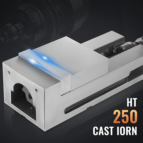 Vista 11 de Mophorn Tornillo de fresado de 4 "/100 mm, tornillo de banco de abrazadera material de hierro fundido nodular, tornillo de sujeción de tornillo