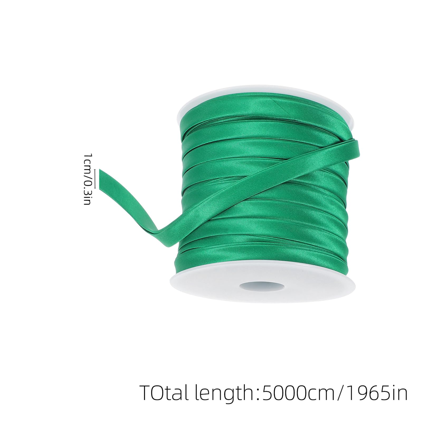 DOITOOL Craft Bias Tape Double Fold Polyester Tape for Seamstress Hemming Quilting Projects