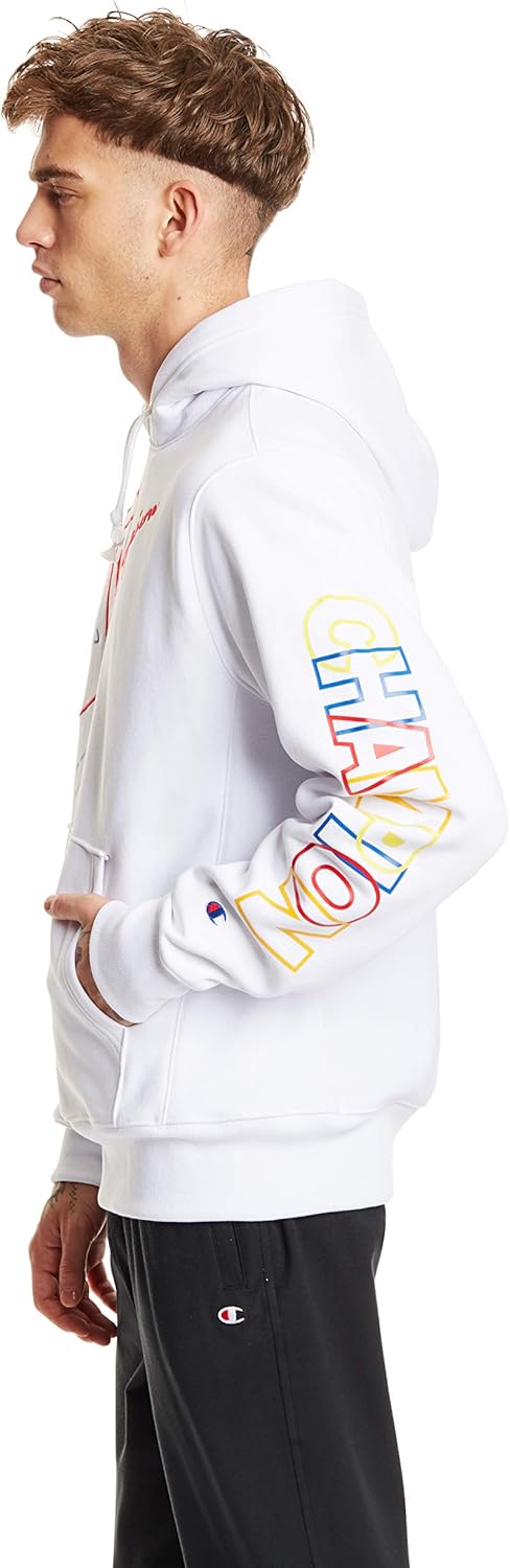 Champion mens Sweatshirt Reverse Weave, Hoodie for Mens, Multiple Graphics - Image 5