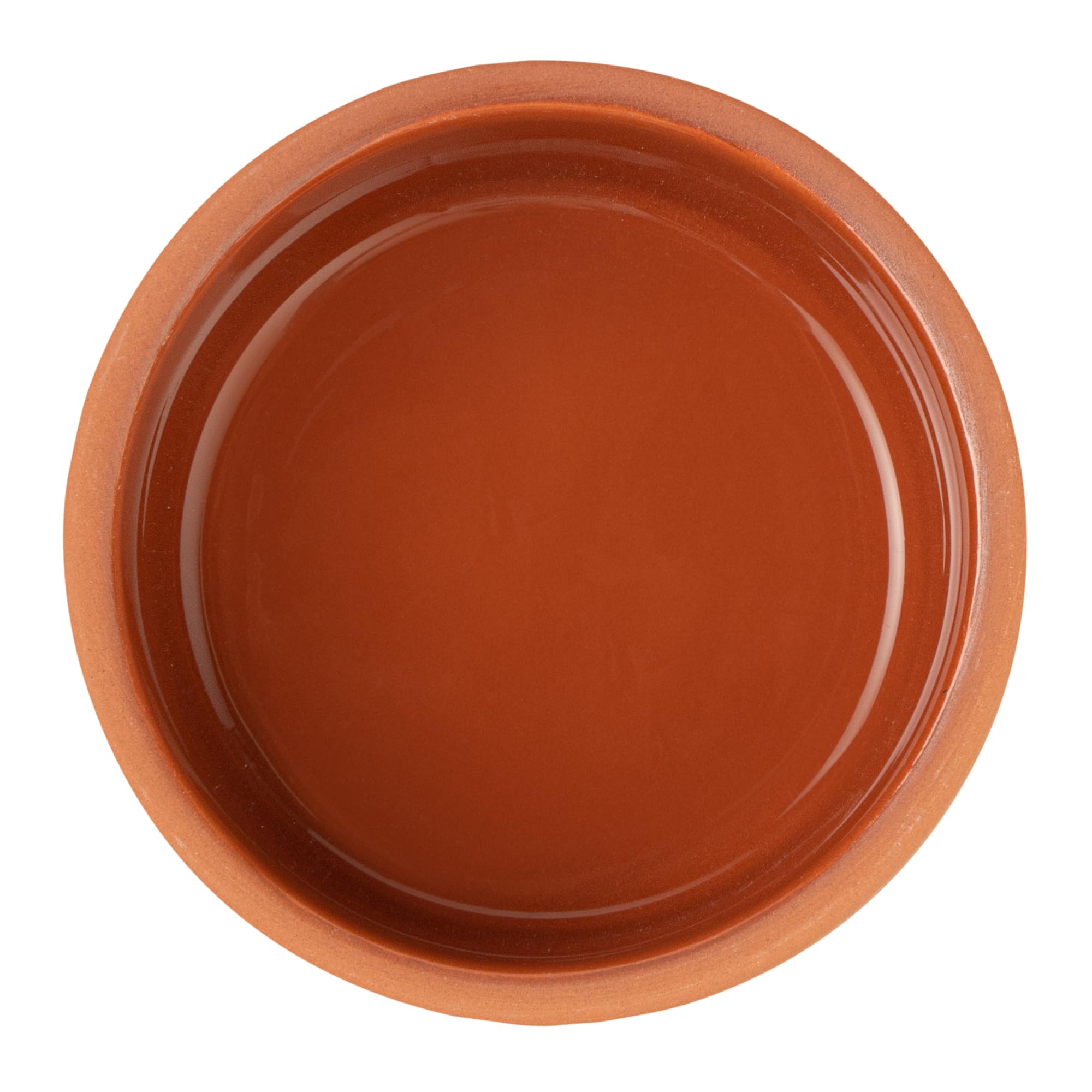 Restaurantware -Terra Tek - Cazuelas in terracotta da 144,6 g, 10 pentole in argilla smaltata marrone per cucinare, pronte per il forno, microonde, pentole in terracotta, lavabili in lavastoviglie,