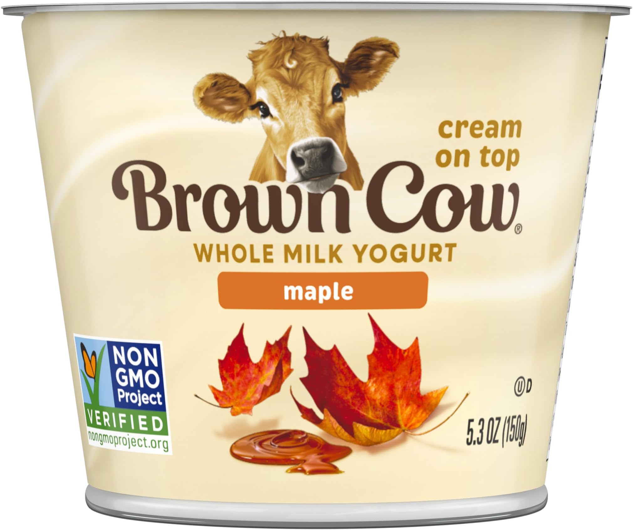 BROWN COW FARM Maple Whole Milk Yogurt, 6 OZ