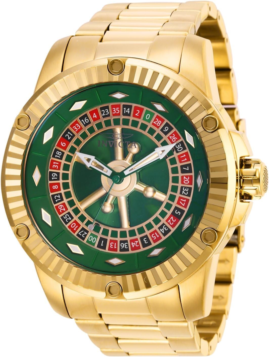 Invicta Mens Specialty Automatic Watch, Gold, 28710