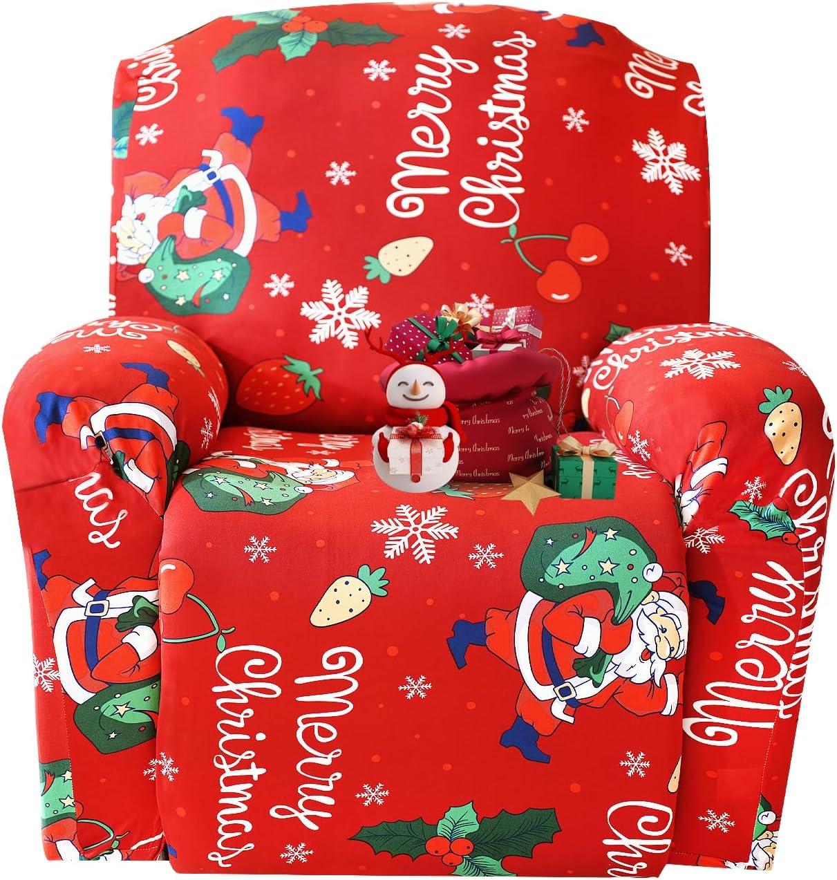 Hahotto Recliner Slipcovers 4 Pieces Recliner Covers for Large Recliner