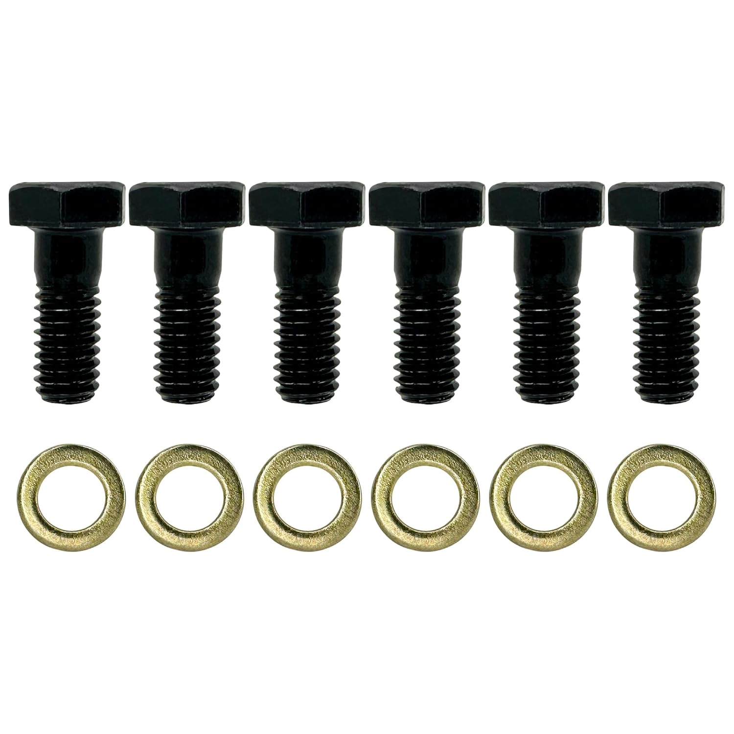 Pressure Plate Bolt Kit Replacement for Ford 289-460 V8 Engine, 1968-85 - 150-2201 (6 Pack)