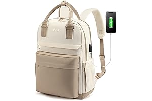Women's Waterproof Laptop Backpack for 15.6 Inch Laptops