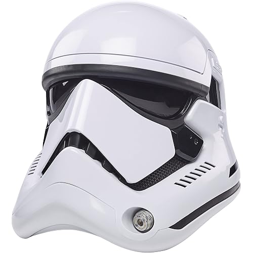 STAR WARS The Black Series First Order Stormtrooper Premium Electronic Helmet, The Last Jedi Roleplay Collectible (Amazon Exclusive)