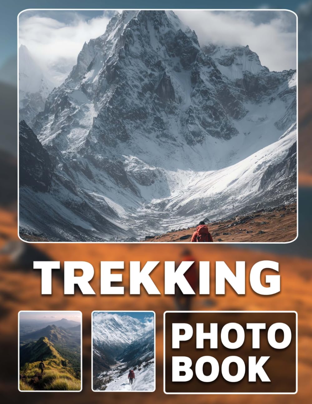 Trekking Photo Book: Photo Album Collection With 40 Images Of Hiking Adventures And Nature Exploration On Foot
