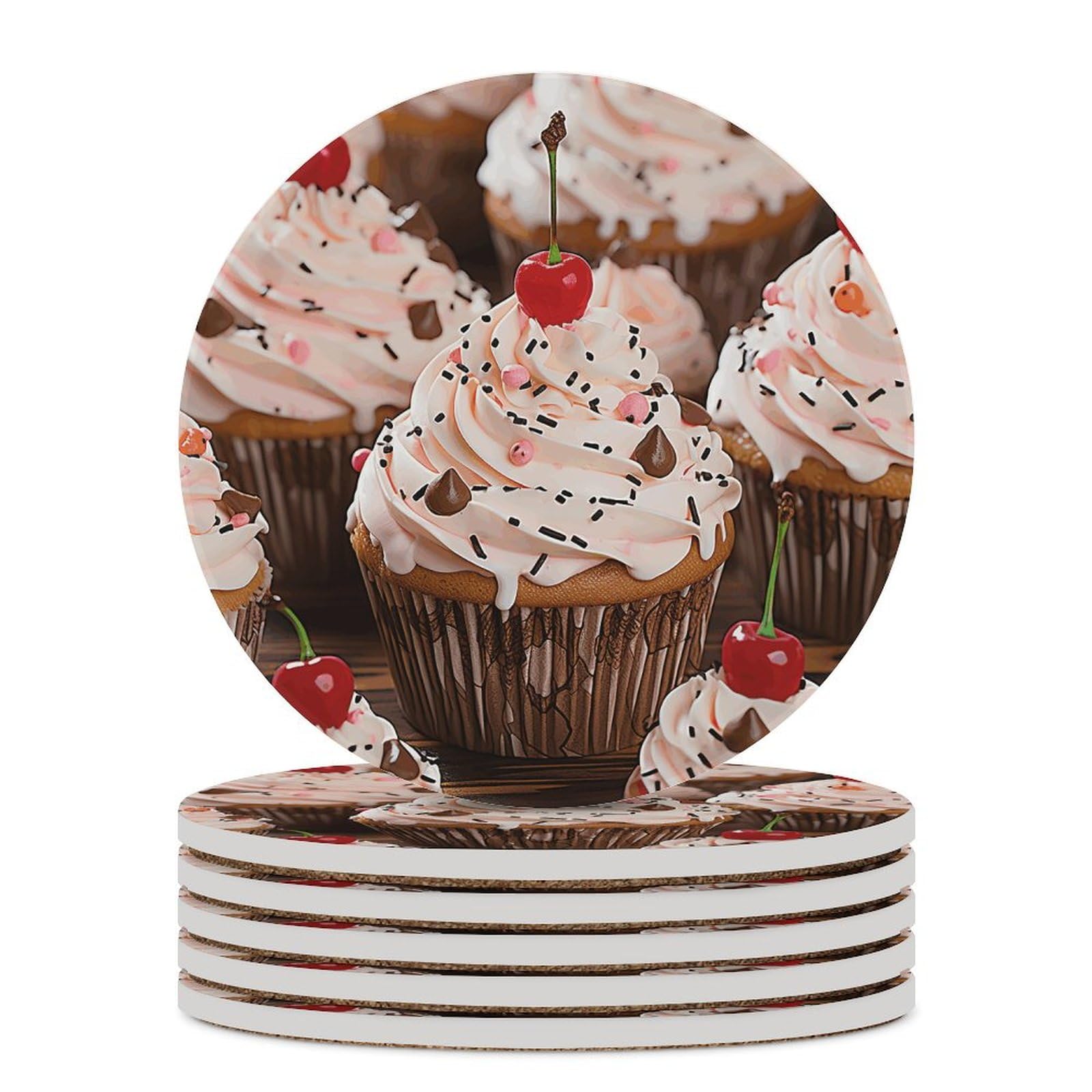 Dessous de verre en céramique pour table basse parfaits pour le thé et les muffins