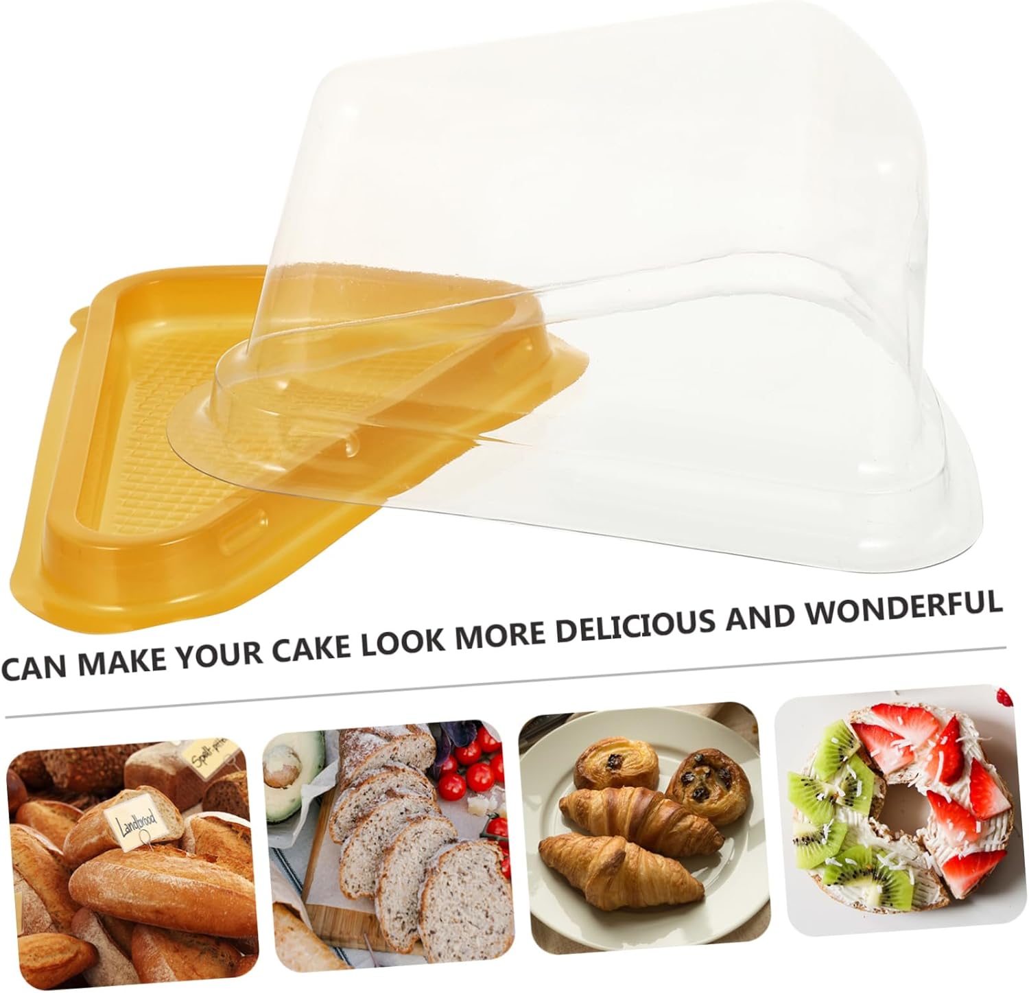 100pcs Transparent Triangle Cake Carrier Box for Cupcakes and Desserts Food Grade Pet Packaging Buckle Design for Baking and Special Occasions