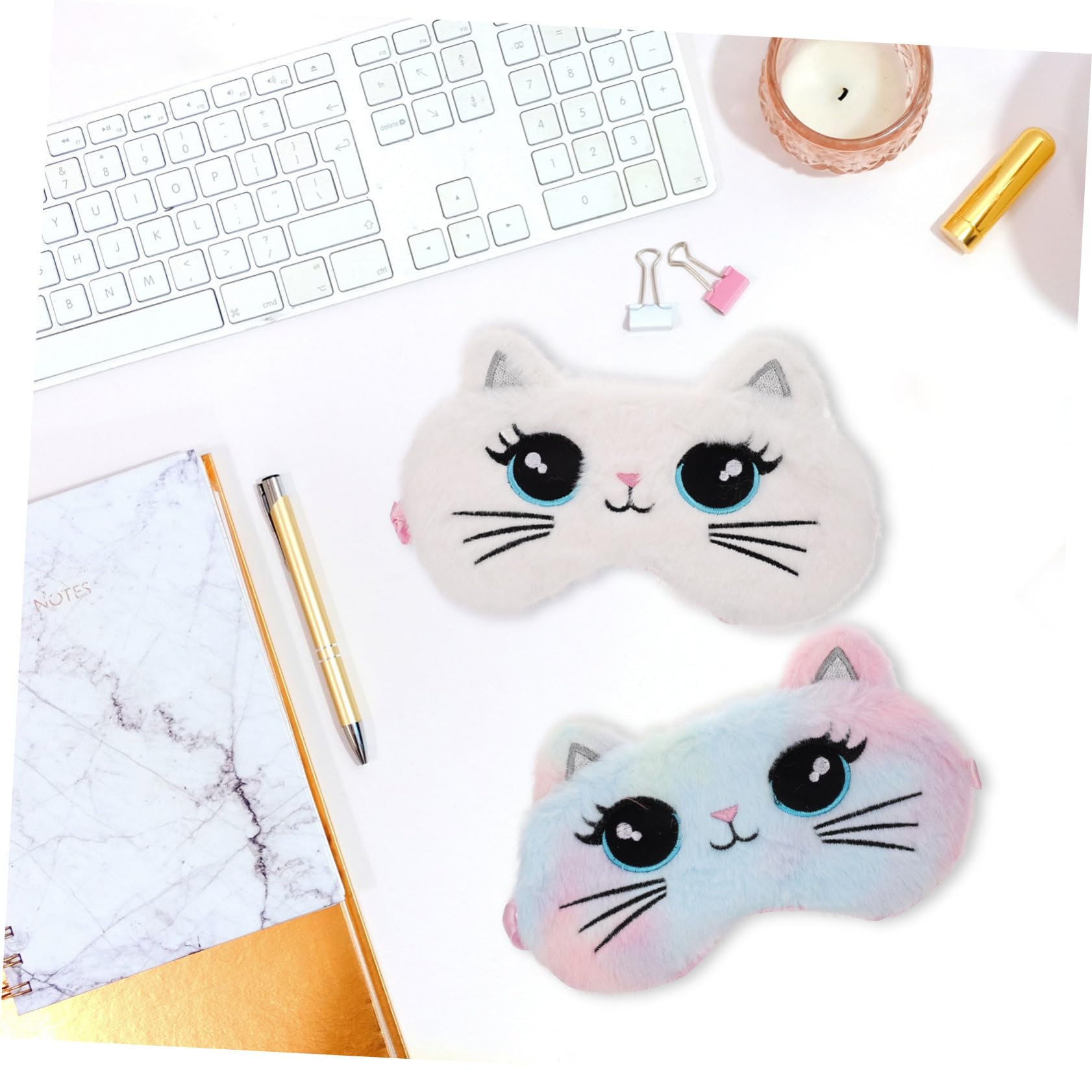 FRCOLOR 12 Uds Antifaz Con Los Ojos Vendados Para Gatos De Noche Para Los Ojos Práctica Cubierta Para Los Ojos Para Dormir Con Los Ojos Vendados