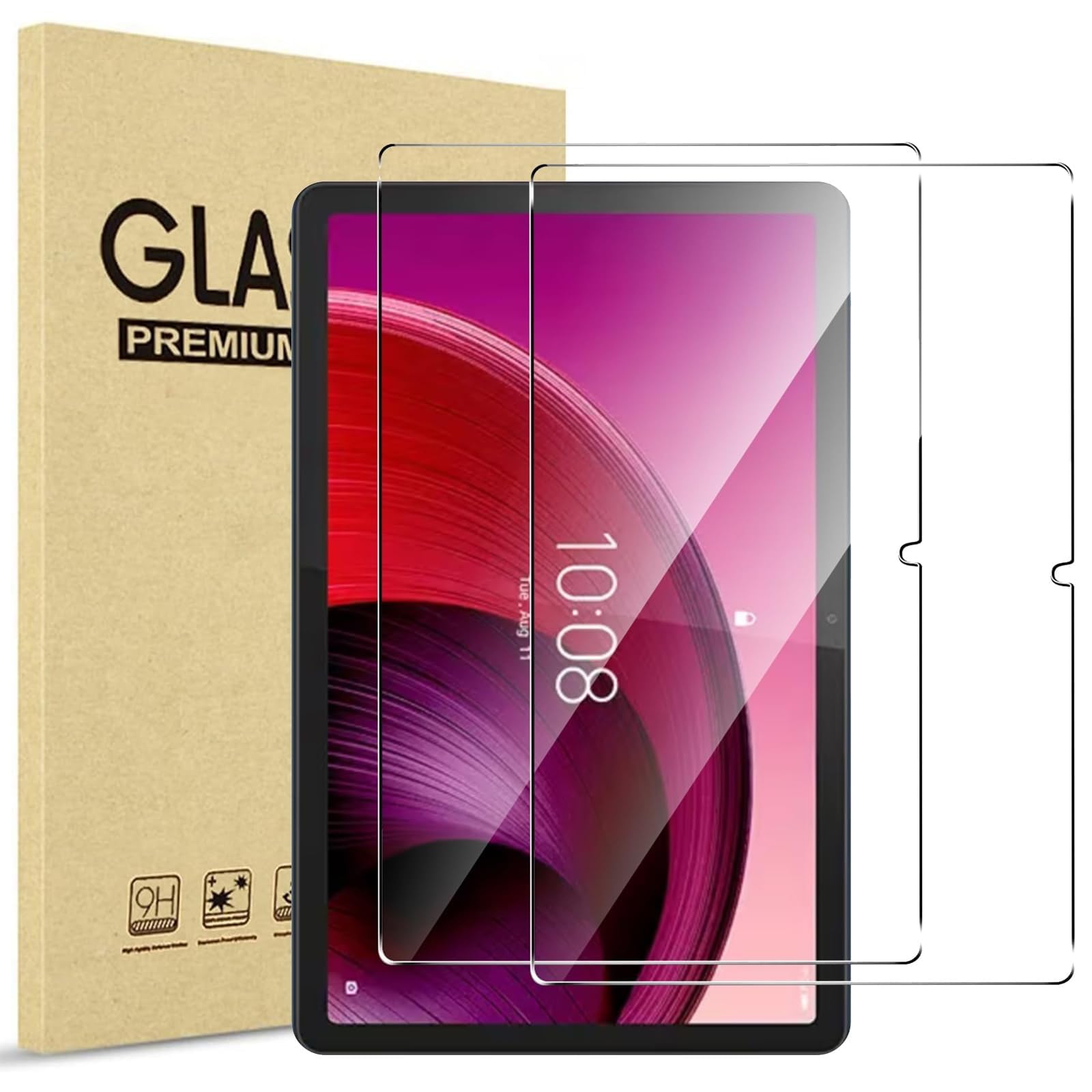 Amazon.co.jp: 【2枚入り】Doo Lenovo Tab M10a 5G 強化ガラスフィルム