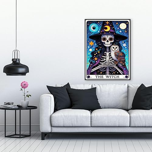 Miniatura 10 de Paquete de 6 kits de arte de diamantes para adultos, pintura de diamantes de animales 5D para principiantes, pintura redonda de puntos de diamante