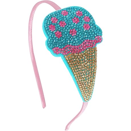 Bowbear Crystal Party Headband: The Ultimate Ice Cream Accessory