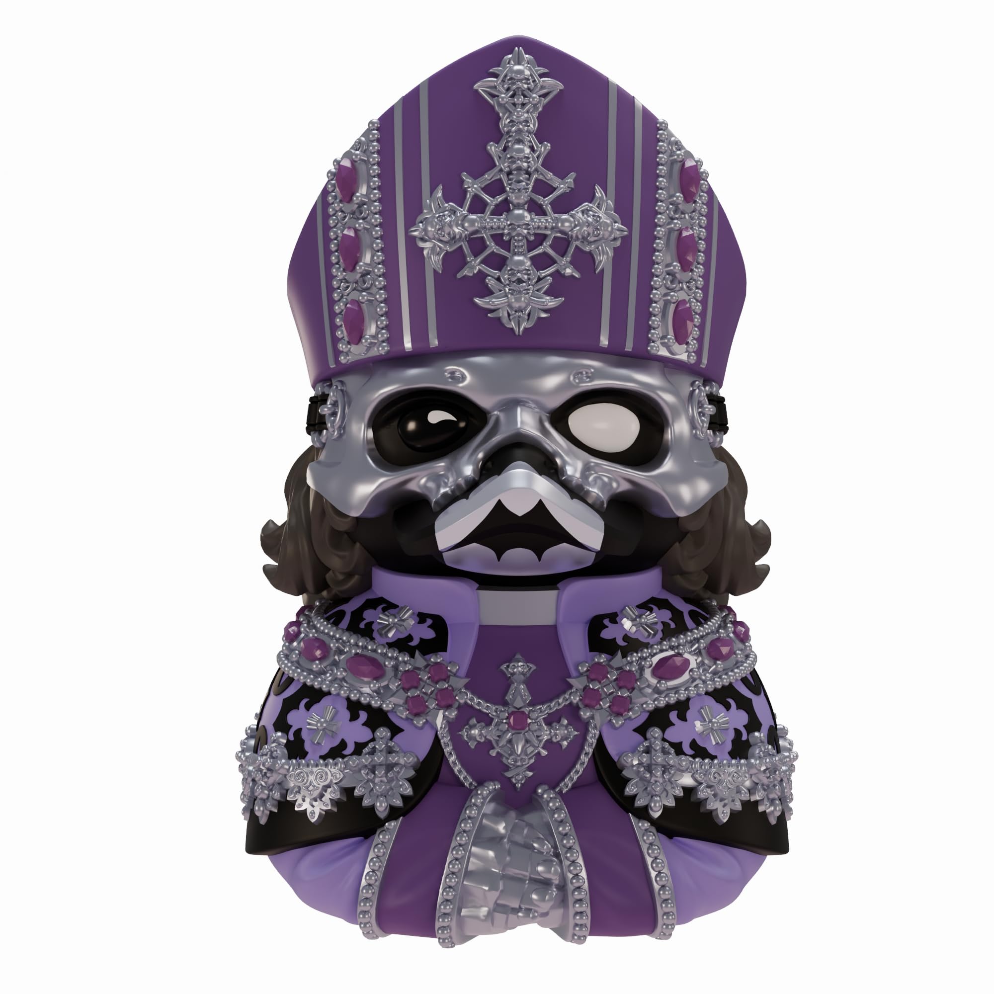 TUBBZ Collectors Edition: Ghost - Papa Perpetua V Cosplaying Rubber Duck Vinyl Figure – Official Collectible for Fans of Ghost the band