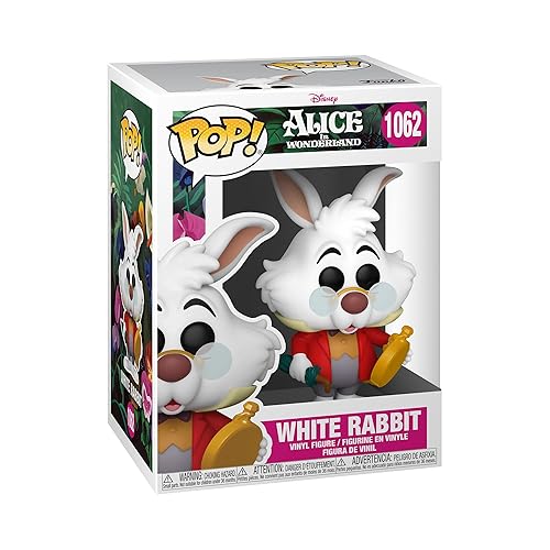 Miniatura 1 de Funko Pop! Disney Alicia en el país de las maravillas 70 - Conejo blanco con reloj multicolor, 3.75 pulgadas