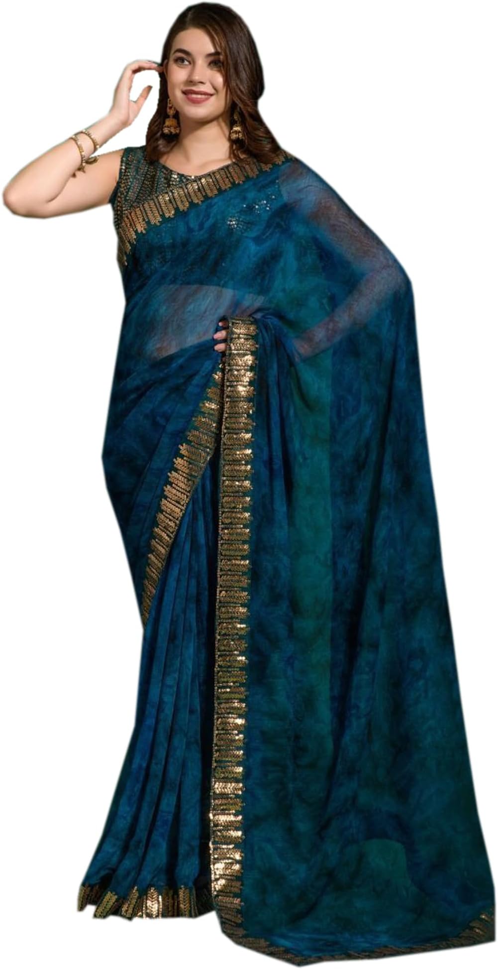Bollywood Saree Party Wear Pakistani Designer Sari Wedding, Saree for Sanna Stone Work Saree Sari