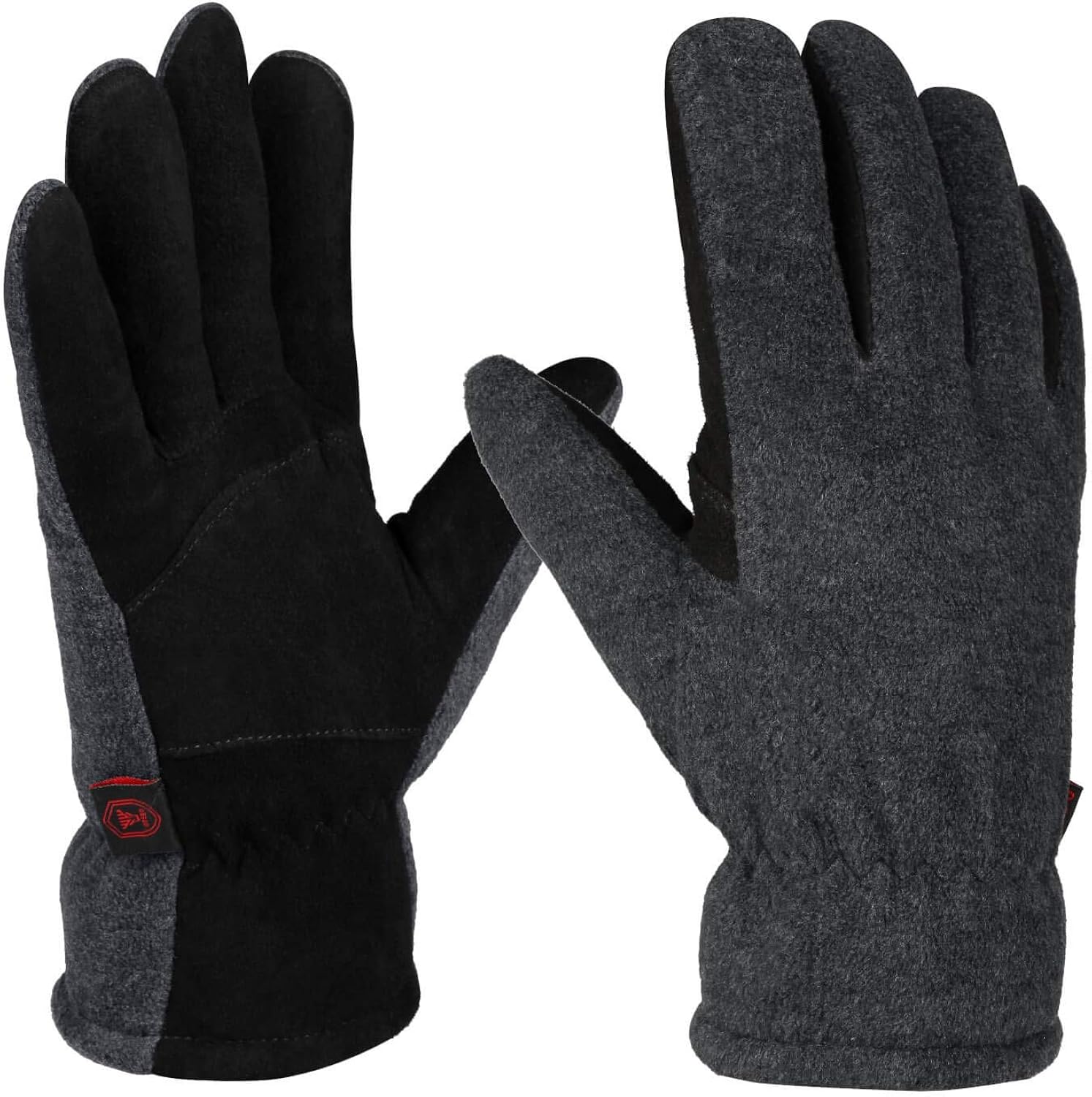 OZERO Winter Gloves for Men and Women,Warm Deerskin Leather Gloves for Cold Weather : Everything Else