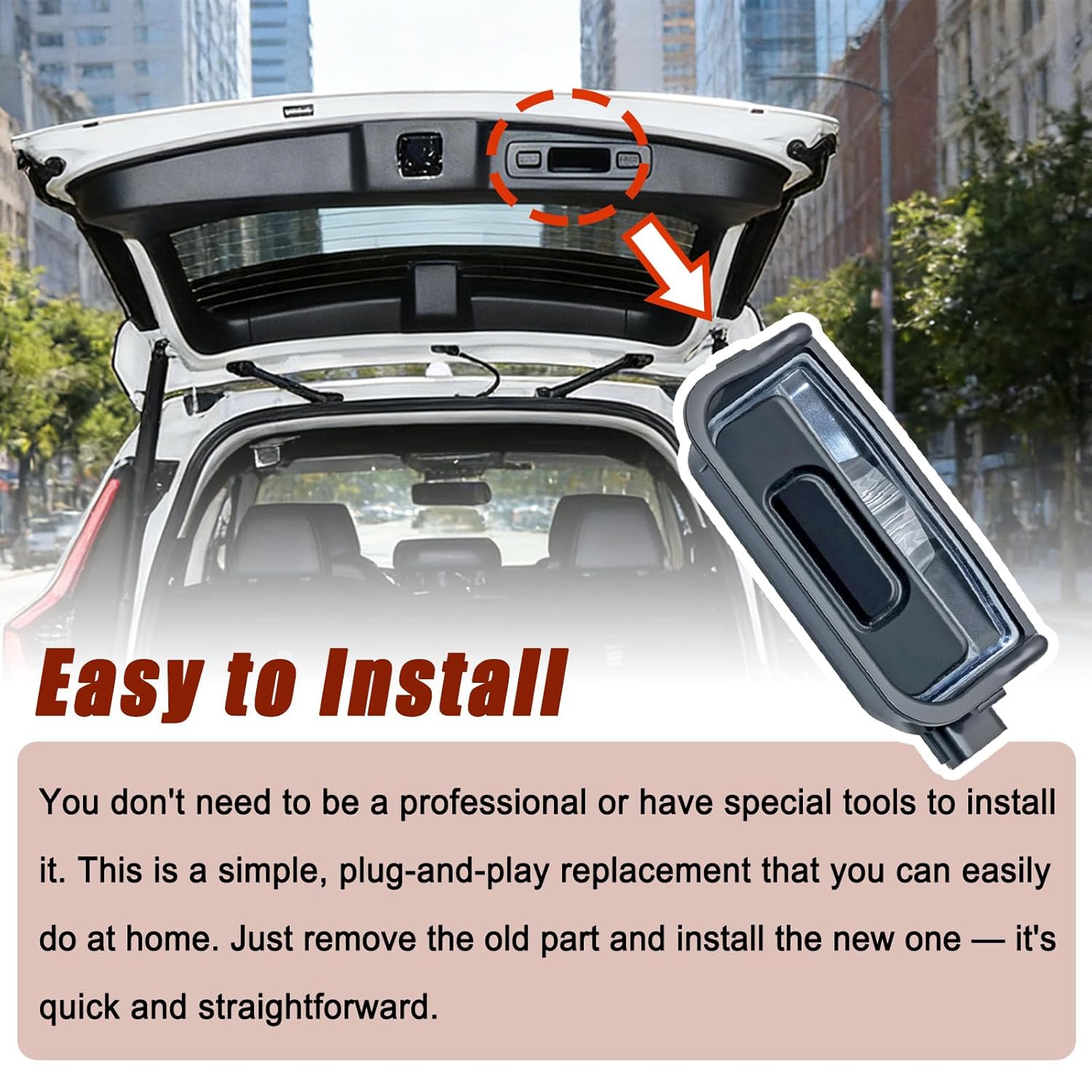 34100-TLA-A01 Rear Tailgate Switch Trunk Handle Compatible with Honda CR-V 2017-2020 Release