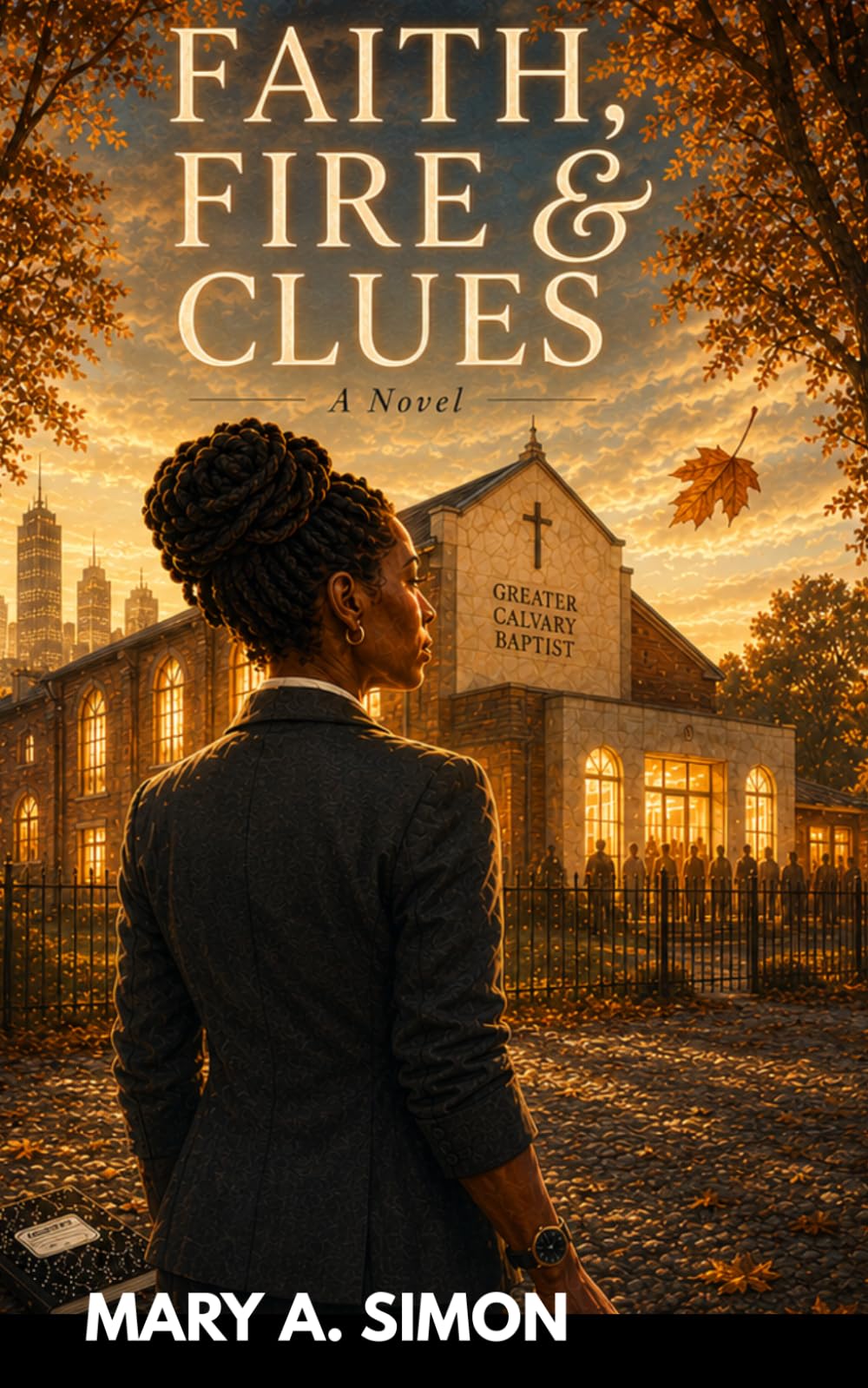 FAITH, FIRE & CLUES: A Christian Cozy Mystery with Slow-Burn Romance Set in Atlanta's Black Church Community (A Naomi Graves Mystery, Book 1)