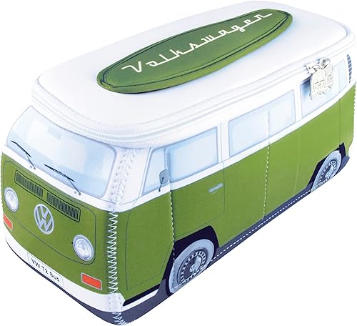 Miniatura 7 de BRISA VW Collection Volkswagen - Bolsa universal de neopreno para maquillaje, cosméticos, artículos de tocador para farmacia de viaje, con diseño