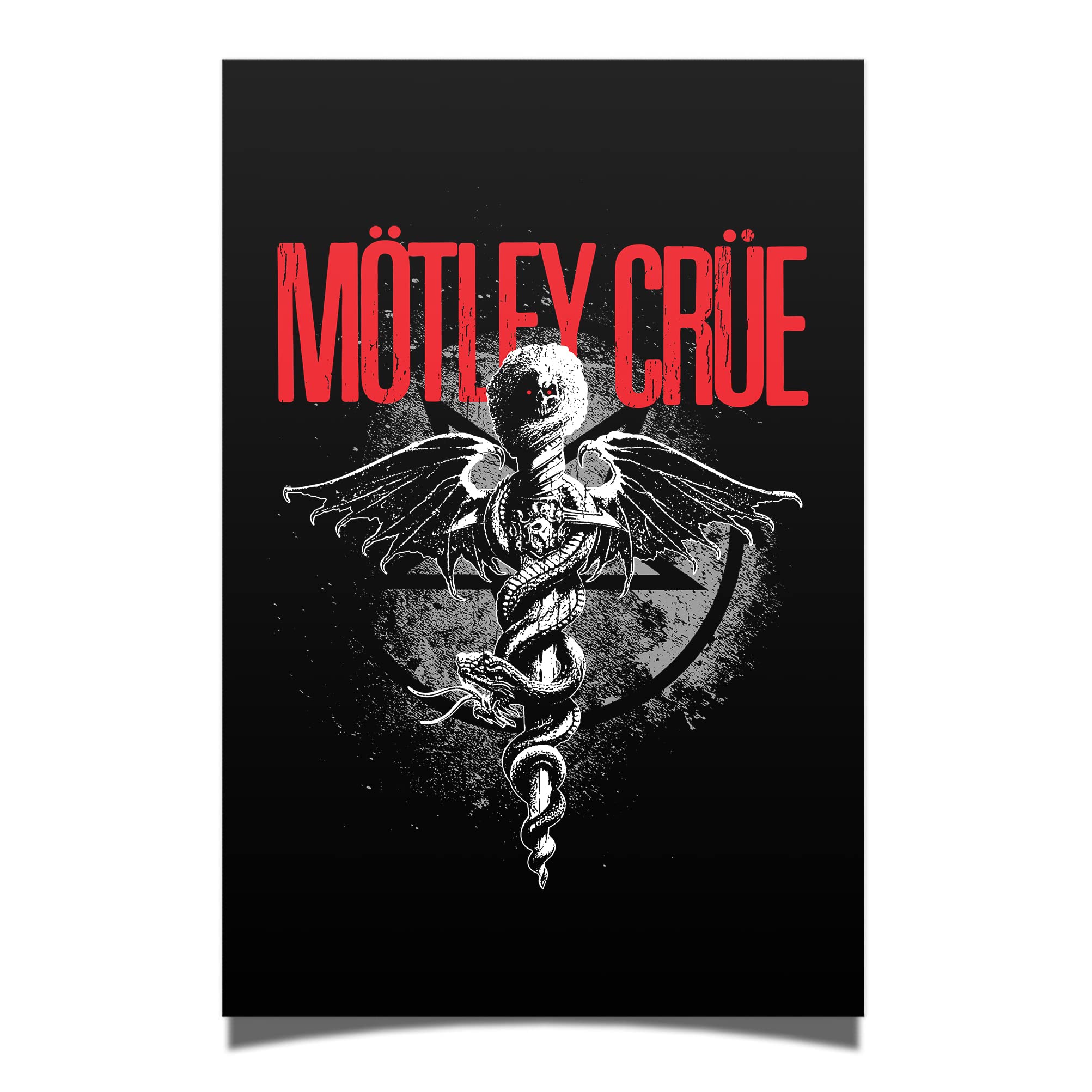 Desert Cactus Motley Crue Poster 24 x 36 inch Room Office Décor Decoration Official Fan Gear (24x36,Design 5)