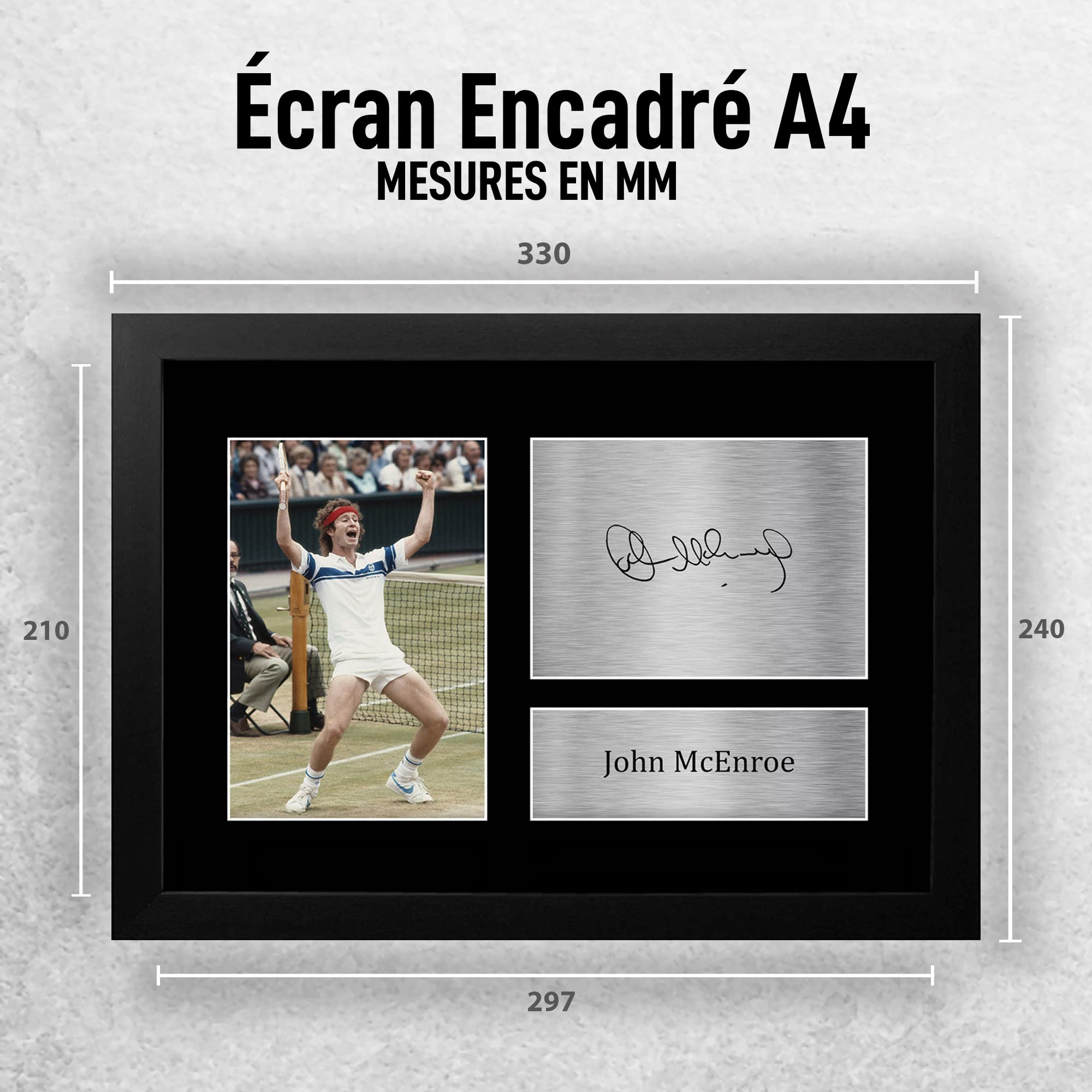 Poster Michael Schumacher F1 Incorniciato A3 - Regalo Per Tifosi Formula 1 Con Autografo Stampa - Foto 8